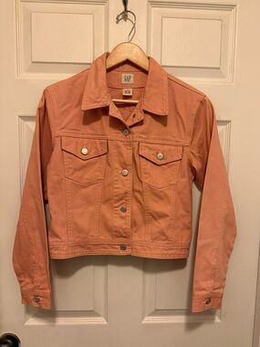 Vintage GAP Coral Denim Jacket